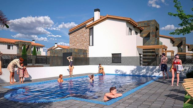 Foto 2 de Casa nova en venda a calle Paredes de 4 habitacions amb piscina i jardí