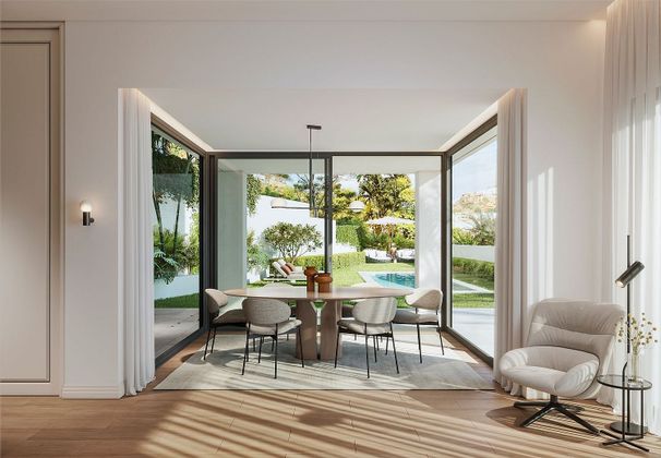 Foto 2 de Casa nova en venda a calle Apamares de 3 habitacions amb piscina i jardí