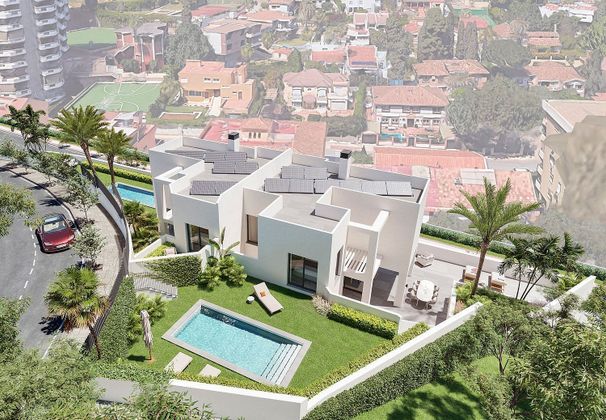 Foto 1 de Casa nova en venda a calle Apamares de 3 habitacions amb piscina i jardí