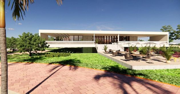 Foto 2 de Casa nova en venda a Centro - Alcazares, Los de 3 habitacions amb piscina i jardí