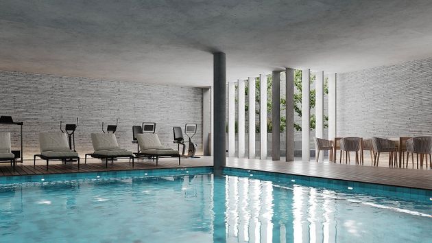Foto 1 de Pis nou en venda a calle Mazaleón de 4 habitacions amb piscina i ascensor
