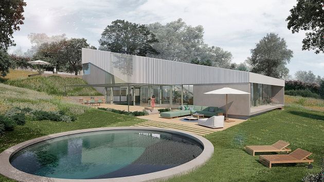 Foto 2 de Casa nova en venda a calle Del Espino de 5 habitacions amb piscina i jardí