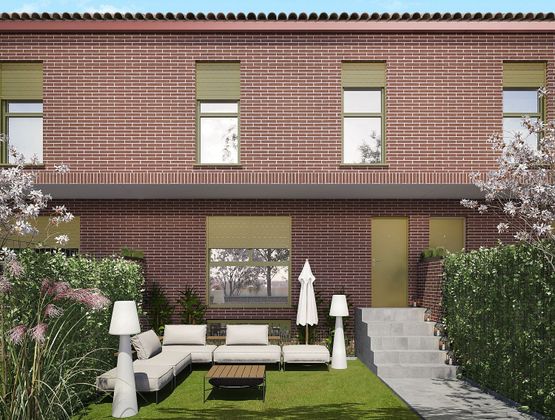 Foto 1 de Casa nova en venda a calle Mayor de 3 habitacions amb jardí