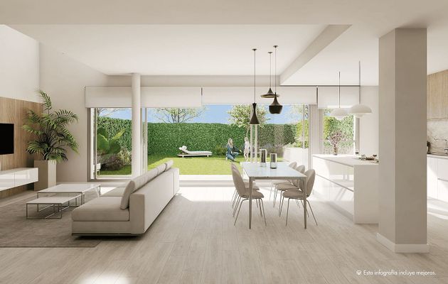 Foto 1 de Casa nova en venda a calle Manuel Azaña de 4 habitacions amb jardí