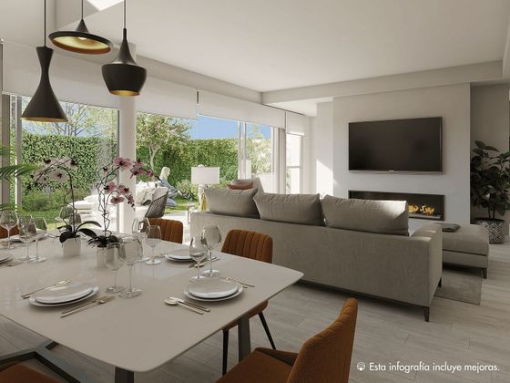 Foto 1 de Casa nova en venda a calle Manuel Azaña de 3 habitacions amb jardí