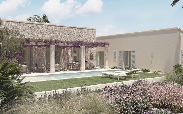 Foto 2 de Casa nova en venda a Campos de 3 habitacions amb piscina i jardí