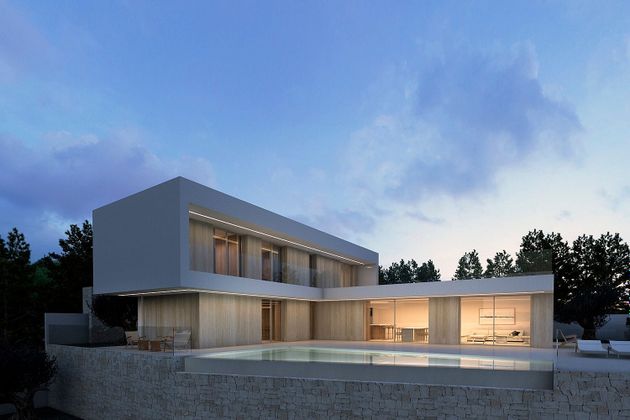 Foto 1 de Casa nova en venda a Benissa de 4 habitacions amb piscina i jardí