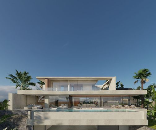 Foto 1 de Casa nova en venda a calle Josefina de la Torre de 4 habitacions amb piscina i jardí
