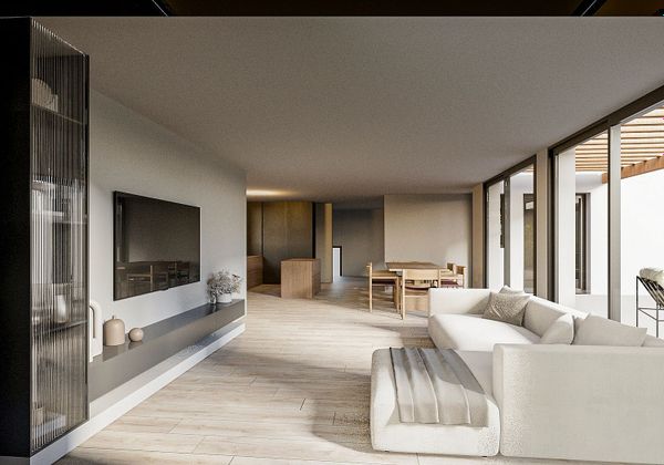 Foto 2 de Venta de casa nueva en Mas Alba de 3 habitaciones con jardín y aire acondicionado