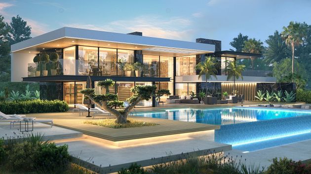 Foto 1 de Casa nova en venda a Benahavís de 7 habitacions amb piscina i jardí