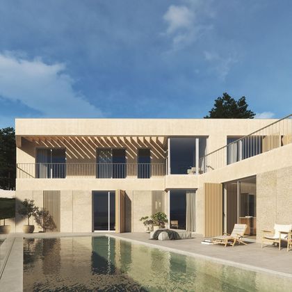 Foto 2 de Casa nova en venda a calle Lugar de Lagoíña de 4 habitacions amb piscina i jardí