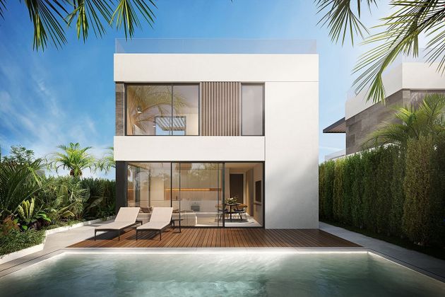 Foto 1 de Casa nova en venda a calle Capellá de 3 habitacions amb piscina