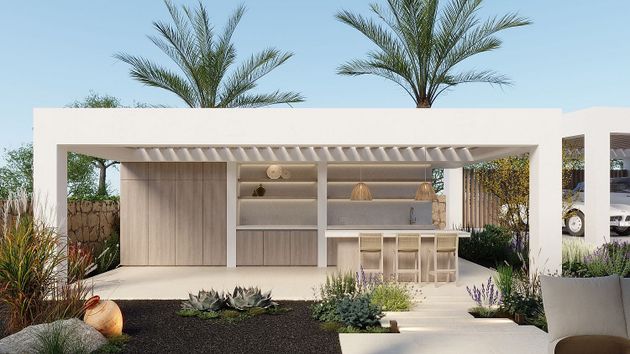 Foto 2 de Casa nueva en venta en calle Califato de 2 habitaciones con piscina y jardín