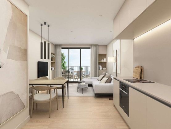 Foto 1 de Venta de piso nuevo en calle Lluis Sagnier de 2 habitaciones con aire acondicionado y ascensor