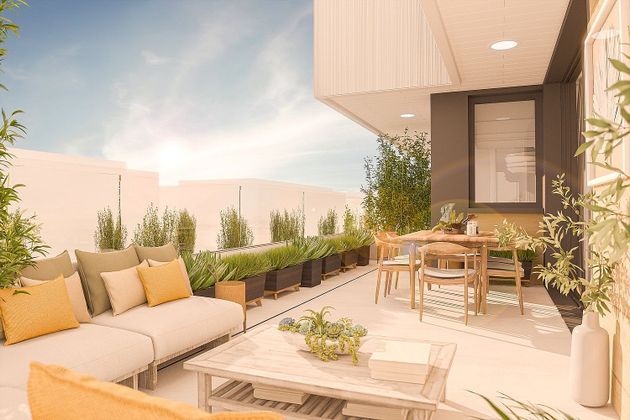 Foto 1 de Venta de piso nuevo en calle José Ribera de 2 habitaciones con piscina y jardín