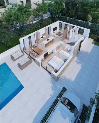 Foto 2 de Venta de casa nueva en calle Riu de Bitlles de 4 habitaciones con piscina y jardín