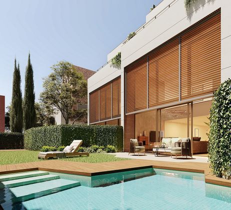 Foto 2 de Casa nova en venda a calle De Bueso de Pineda de 4 habitacions amb piscina i jardí