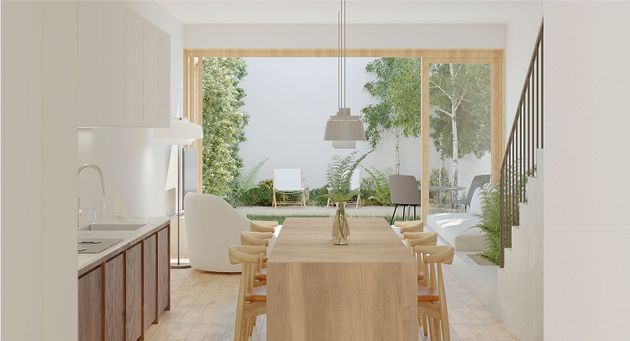 Foto 1 de Casa nova en venda a Sant Pere de 3 habitacions amb jardí i aire acondicionat