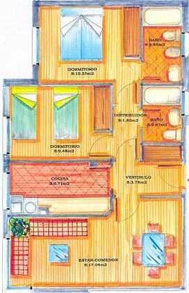 Foto 1 de Venta de piso en calle Isidoro Enes de 2 habitaciones con garaje y calefacción