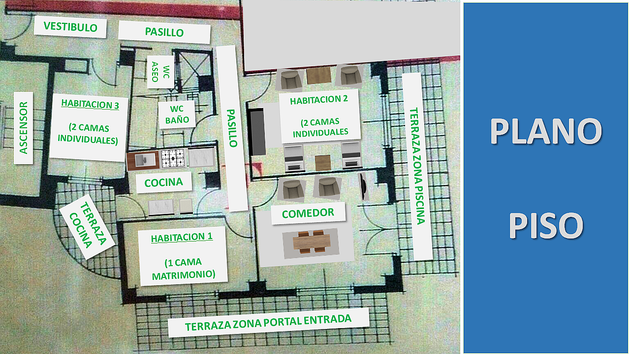 Foto 2 de Alquiler de piso en calle Juan de la Cierva de 3 habitaciones con terraza y piscina