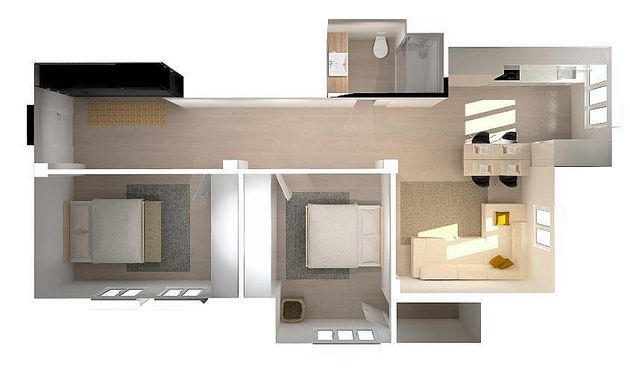 Foto 1 de Venta de piso en calle Lauaizeta de 2 habitaciones con muebles y balcón