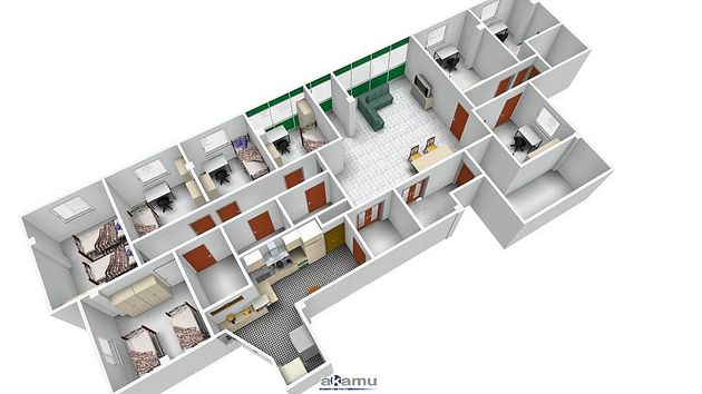 Foto 1 de Edifici en venda a calle Diego de Almaguer de 8 habitacions amb garatge i mobles