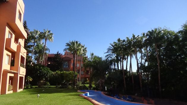 Foto 2 de Apartament en lloguer a urbanización Oasis de Marbella de 2 habitacions amb terrassa i piscina